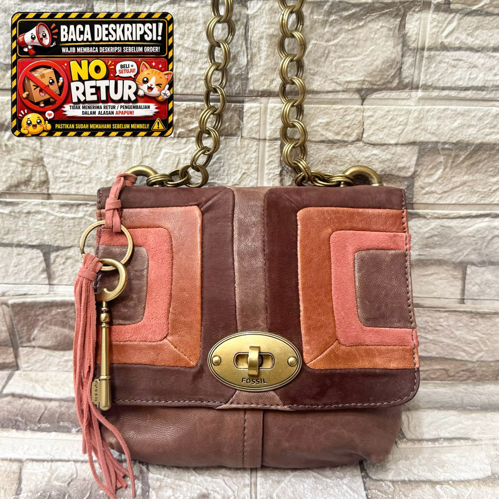 769# NET-Preloved Fossil Queen Patchwork PW