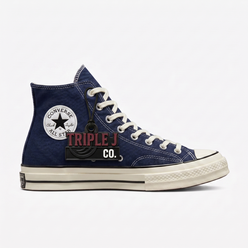 Sepatu Converse 70S Chuck Taylor All Star High Obsidian Midnight Navy