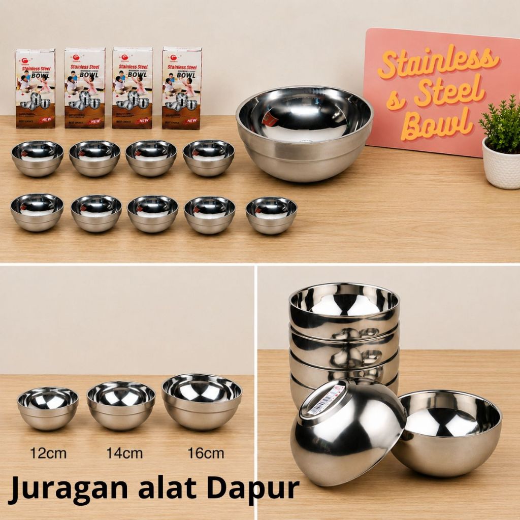 Stainless Steel Bowl / Mangkok Stainless Steel