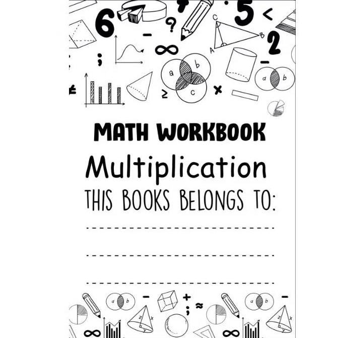 ​[DIGITAL] Math Workbook Multiplication - Buku Latihan Perkalian Anak SD Printable PDF