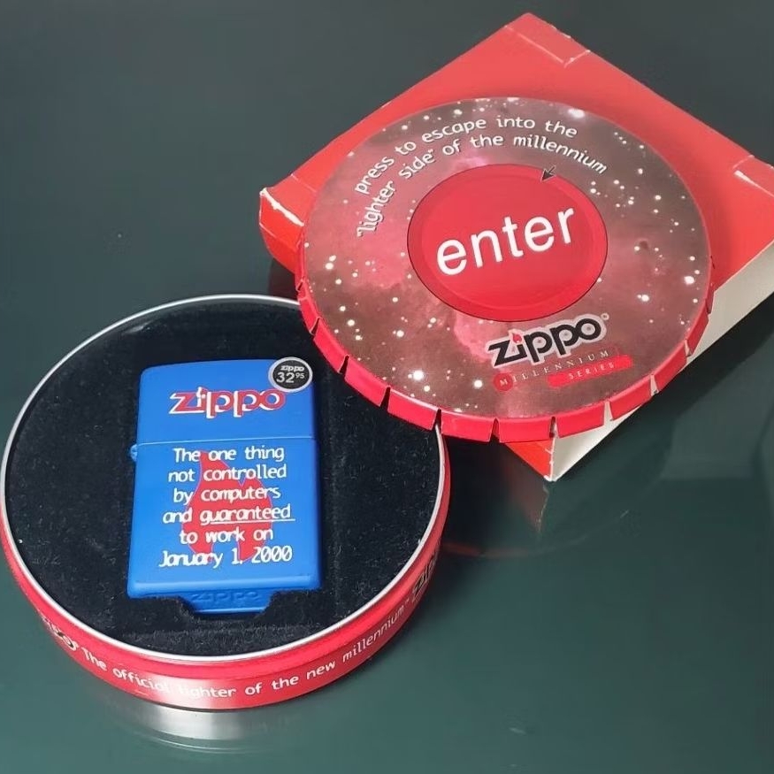 ZIPPO ROYAL GUARANTEED MILENIUM SERIES NIAGARA FALLS ONTARIO TAHUN 1998