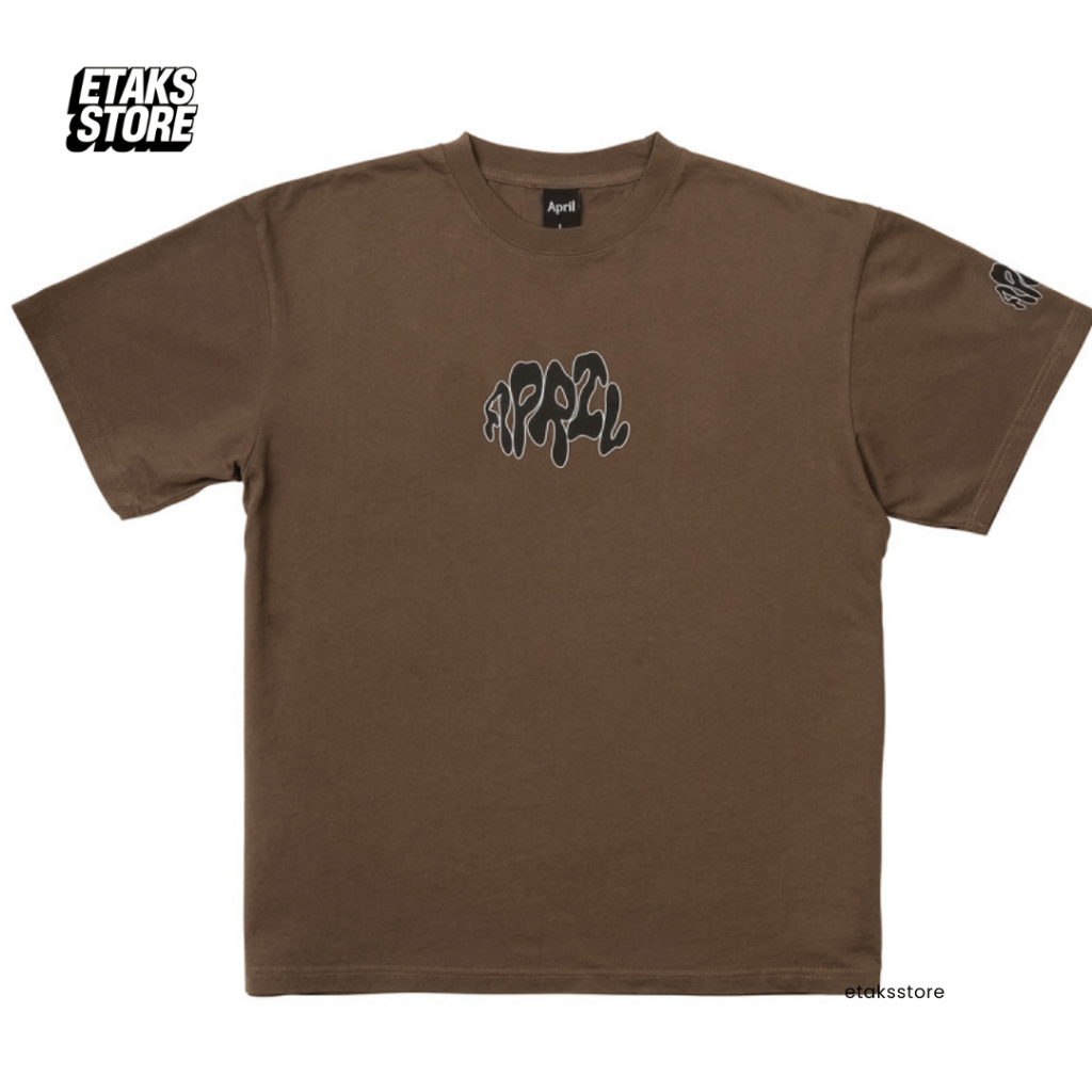Kaos April Skateboard Warped Tee Chocolate | Skateboard Tshirt | Import USA Original Resmi