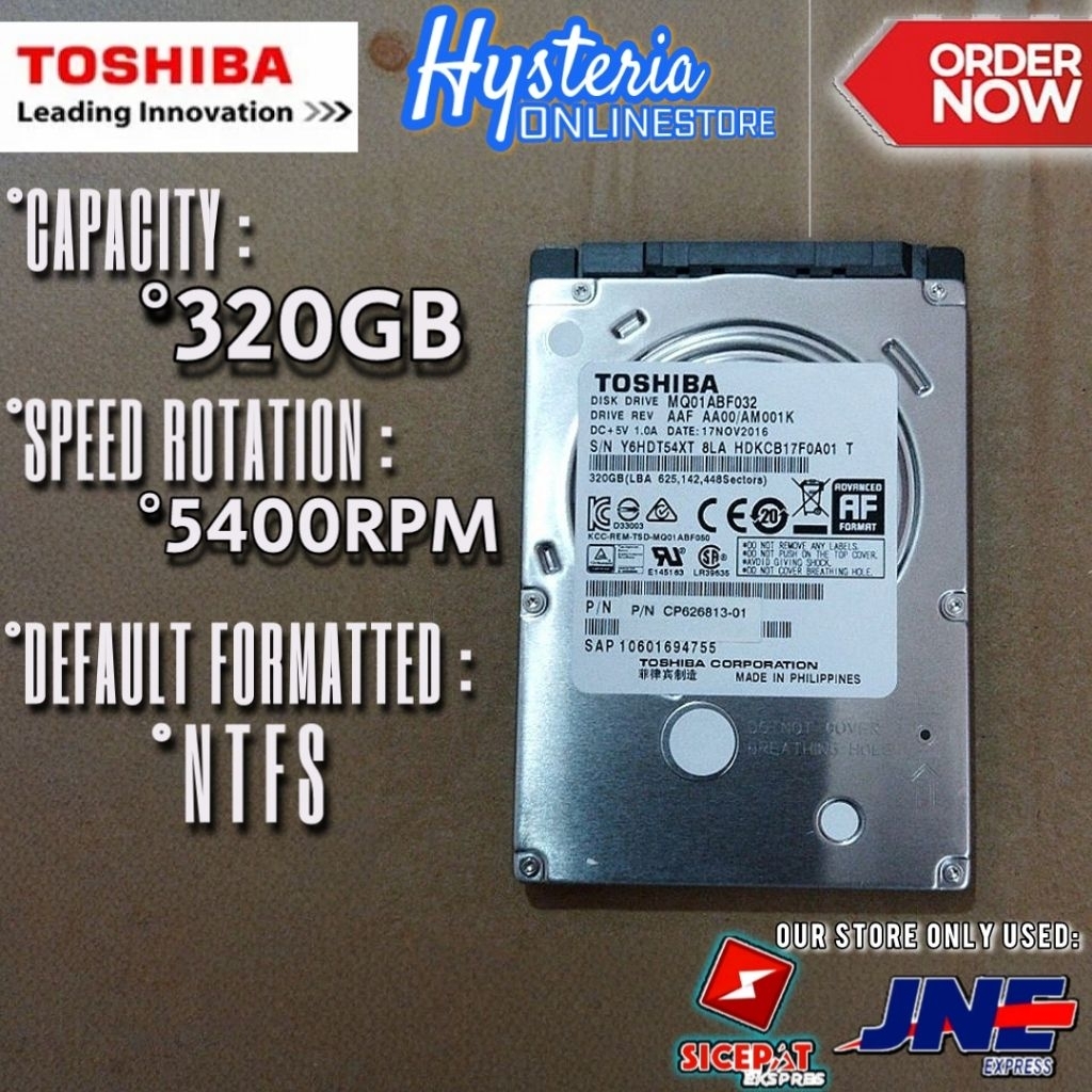 Hardisk Internal 320Gb | Hardrive Toshiba 320Gb HDD Internal 320Gb