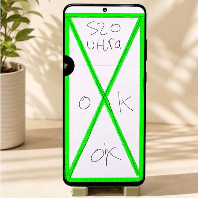 LCD ORIGINAL S20 ULTRA SM-G988 BEKAS COPOTAN
