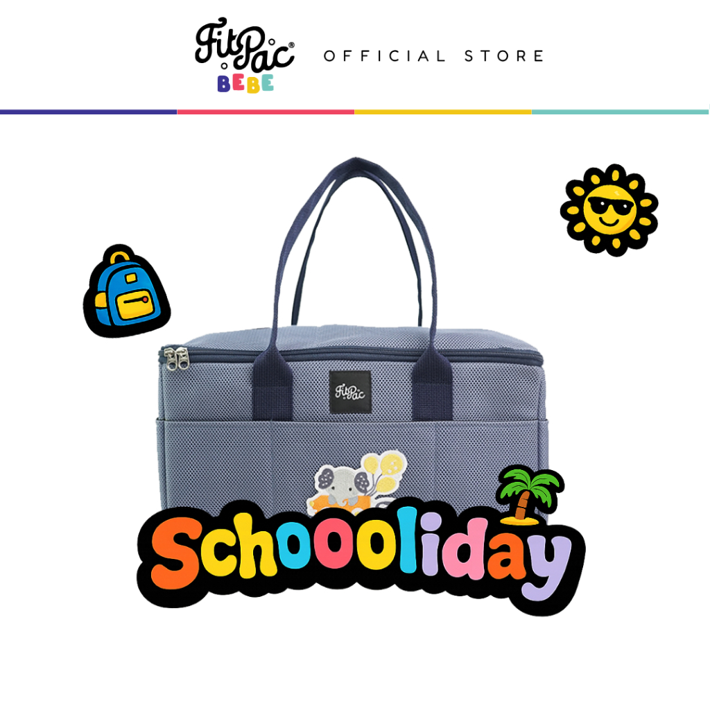 FitPac Diaper Bag/Tas Bayi/Caddy Bag - Size Medium - DiaperPac Medium
