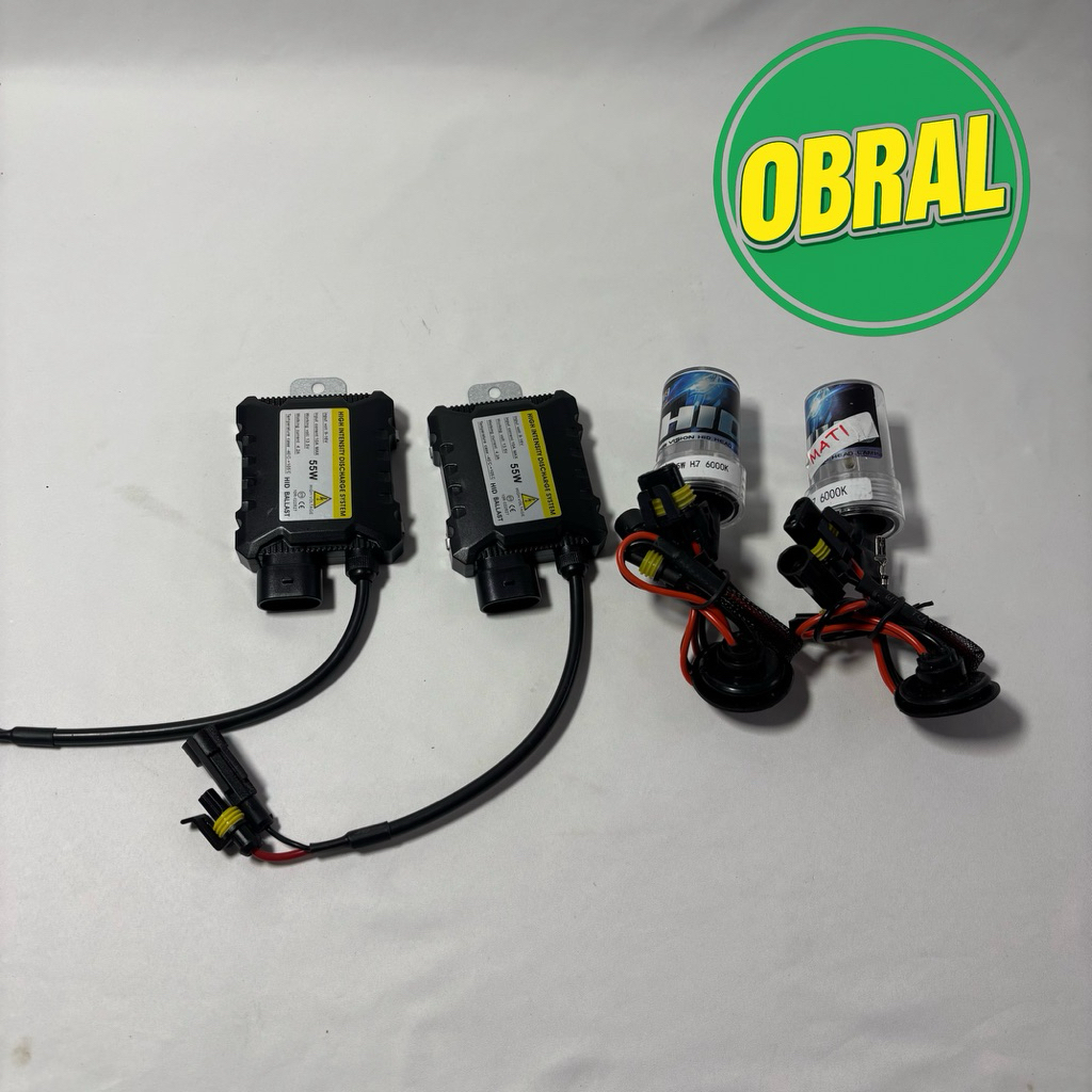 [OBRAL MATI] Lampu Depan Mobil Headlamp HID H7 Ballast 12V Cool White 2PCS - RSVR