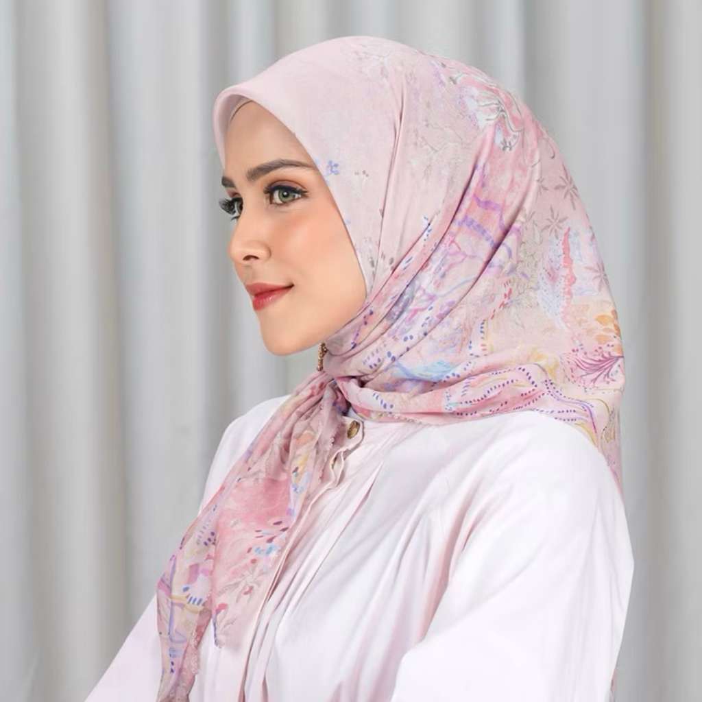 Buttonscarves Misool Series Jellyfish Pink