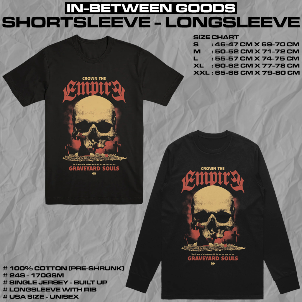CROWN THE EMPIRE - GRAVEYARD SOULS | T-SHIRT | LONGSLEEVE | BAND MERCH