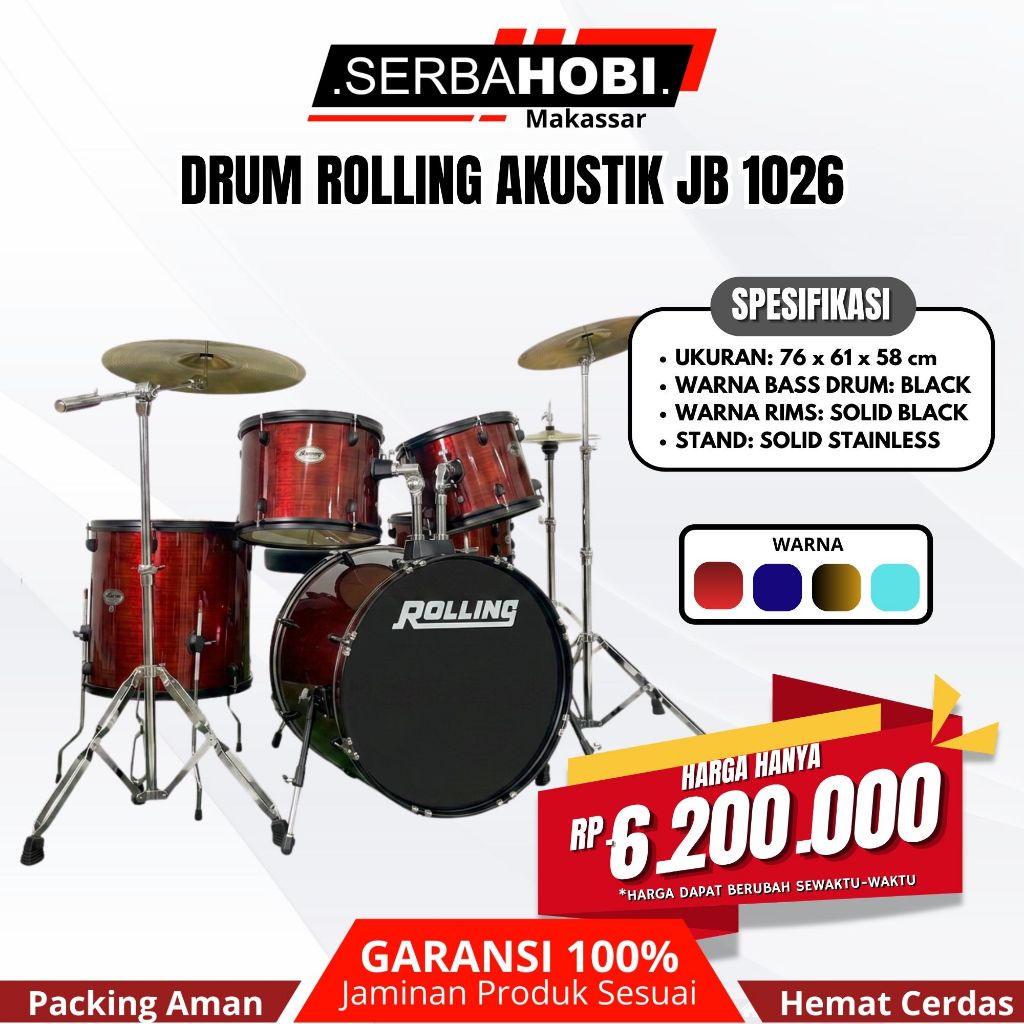 DRUM SET ROLLING JB1026 / DRUM ROLLING / JB1026