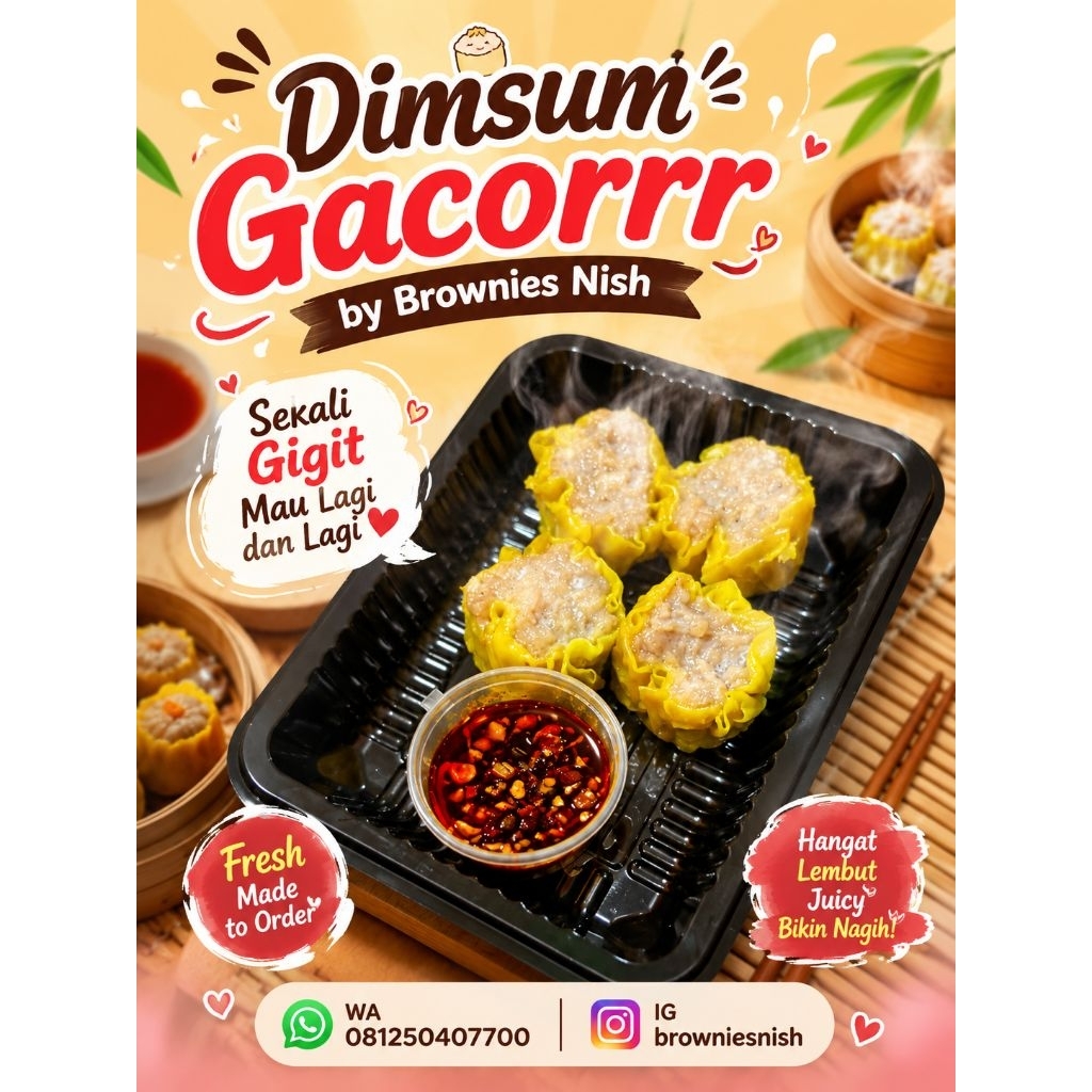 Dimsum Ayam Ori/Dimsum Ayam/Dimsum Halal/Frozen food/frozen food pontianak/Dimsum frozen/dimsum lume
