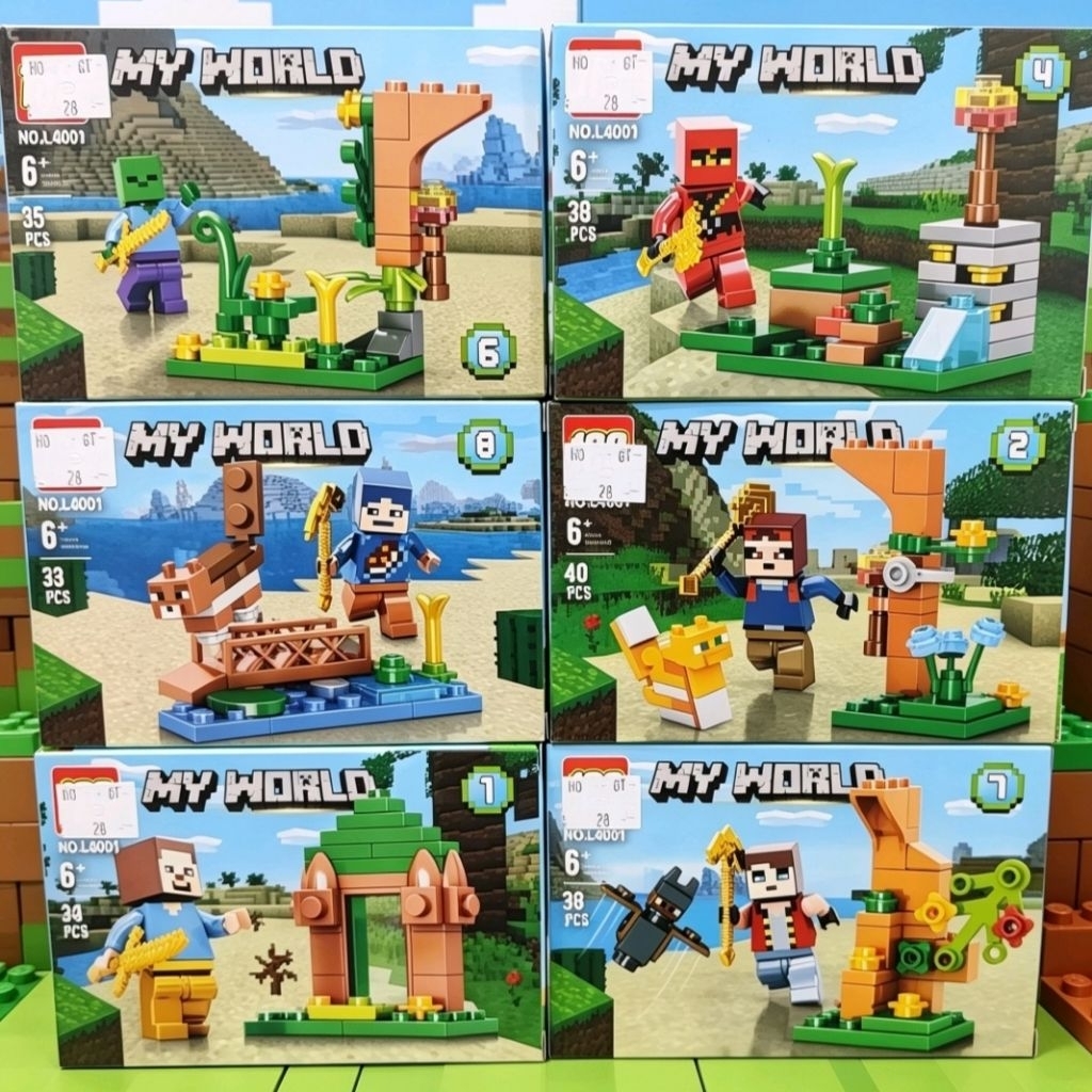 Mainan Lego Ninjago Mini Karakter, Messi, Ronaldo, Dragon Ball, Kamen rider, Army termurah bisa cod