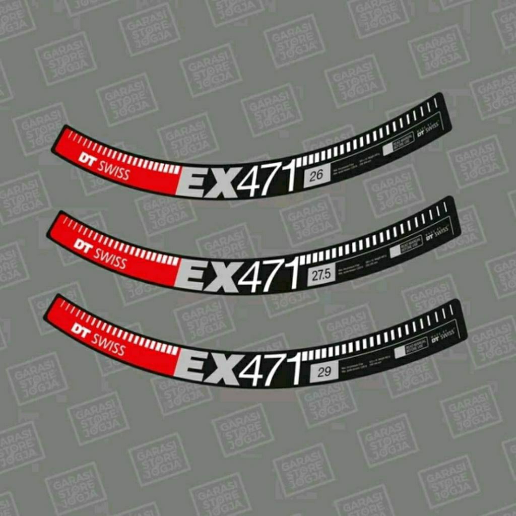 Decal Rim Decal Sepeda DTS EX 471