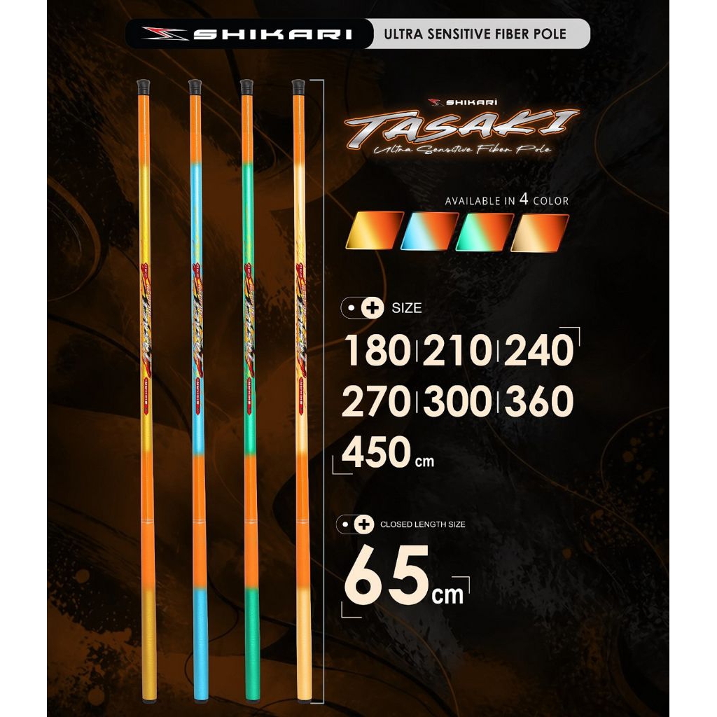 Joran Pancing TEGEG Fiber Shikari TASAKI