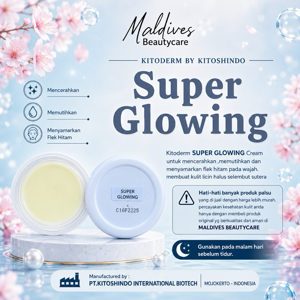 KITODERM SUPER GLOWING | CREAM MALAM SUPER GLOWING