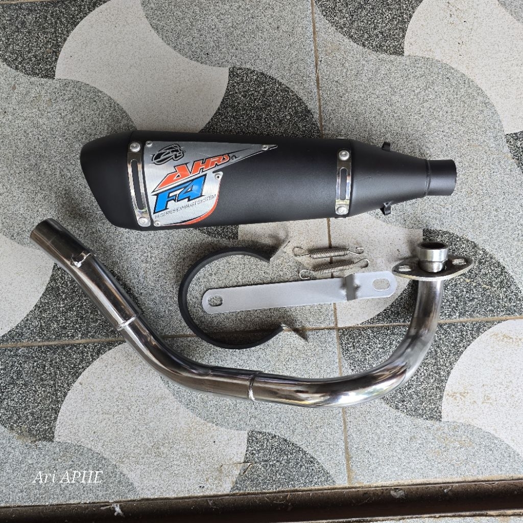 knalpot AHRS F4 Hexacone original suzuki SPIN 125
