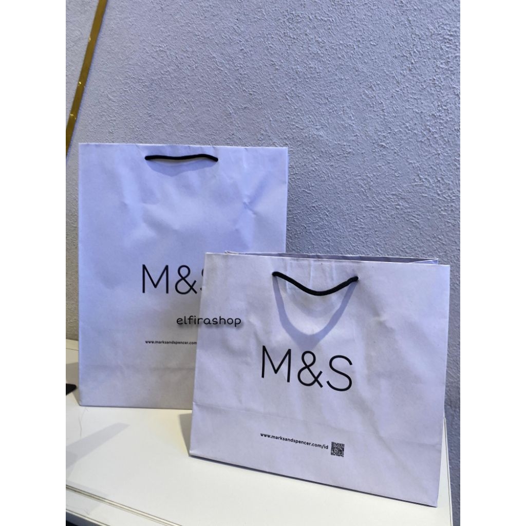 ORI Marks & Sp3ncer Mark and Spencer Small Medium Paperbag / Paper bag / Tas/ Kado