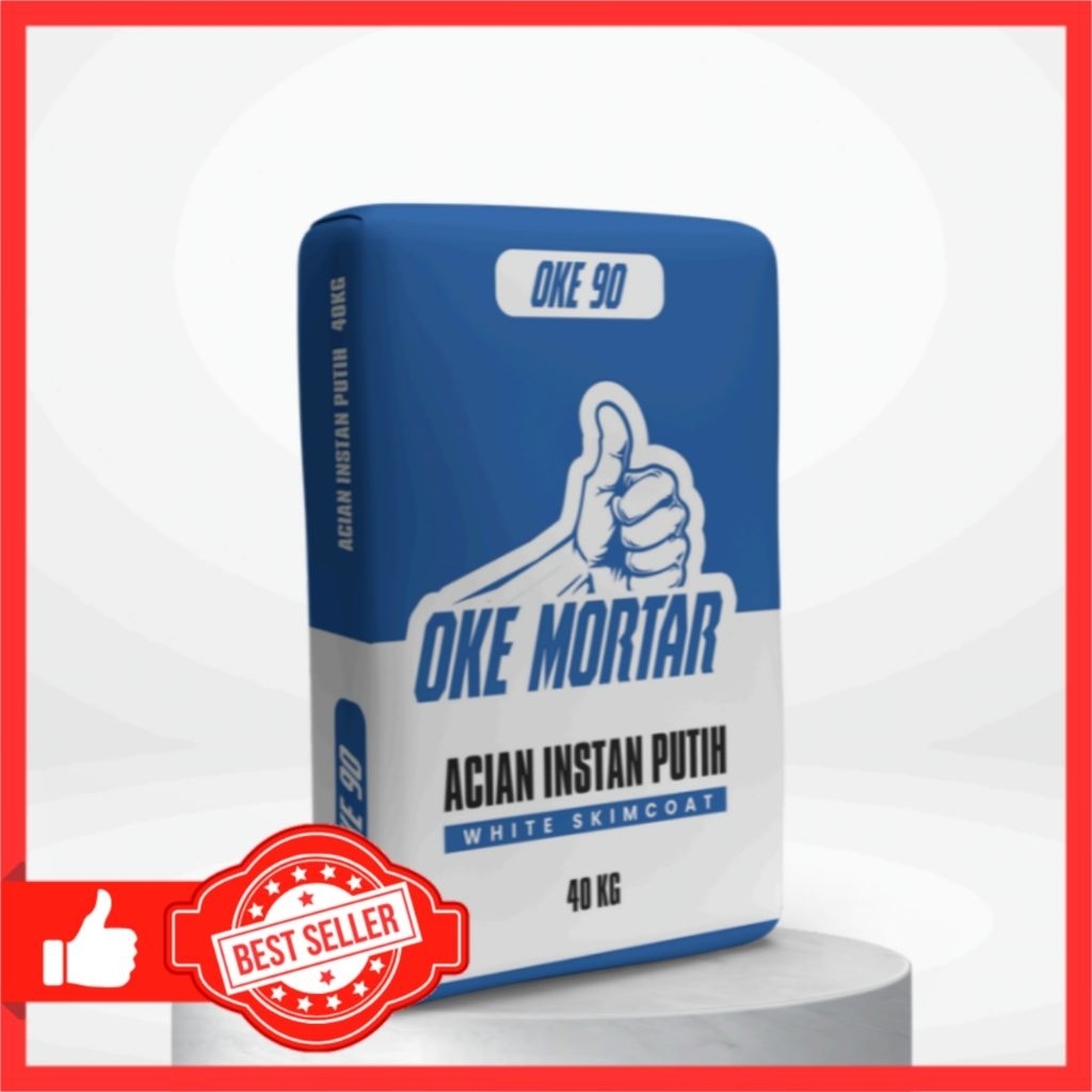 OKE MORTAR / ACIAN PUTIH BATA RINGAN