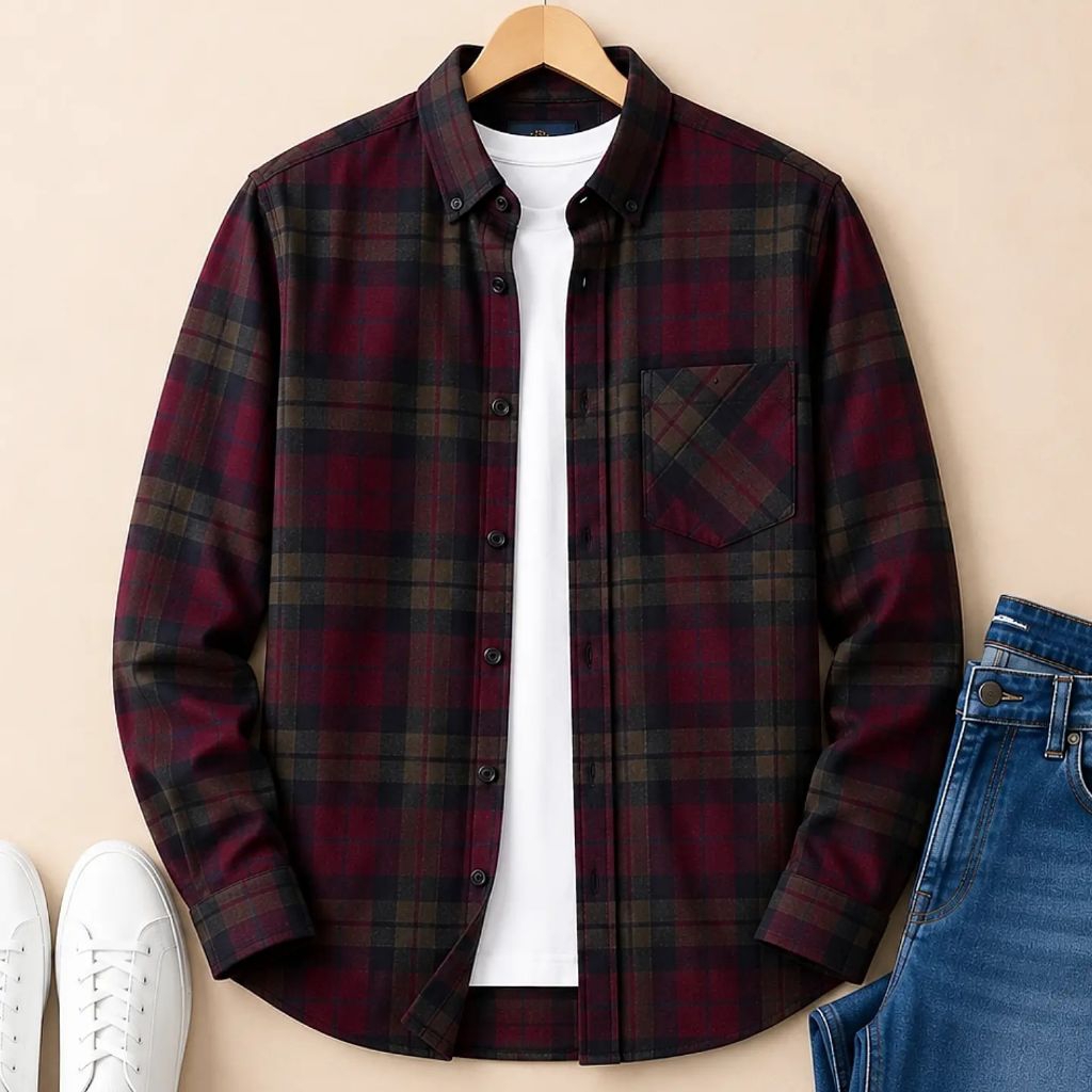 F2D Grey Black Kemeja Flanel Premium Best Seller / flanel/hem pria/ flanel pria/ kemeja flanel/ eigh