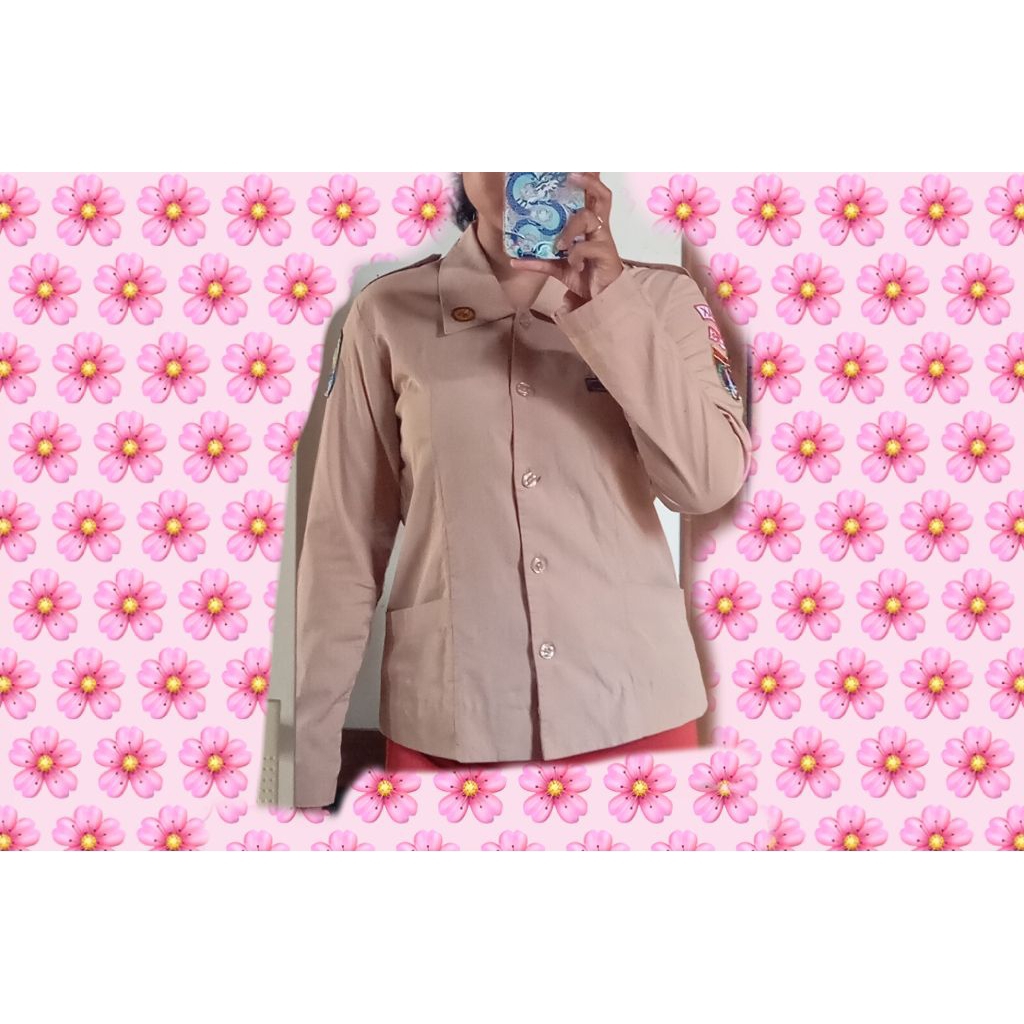 Seragam Pramuka Crop&Fit body (preloved)