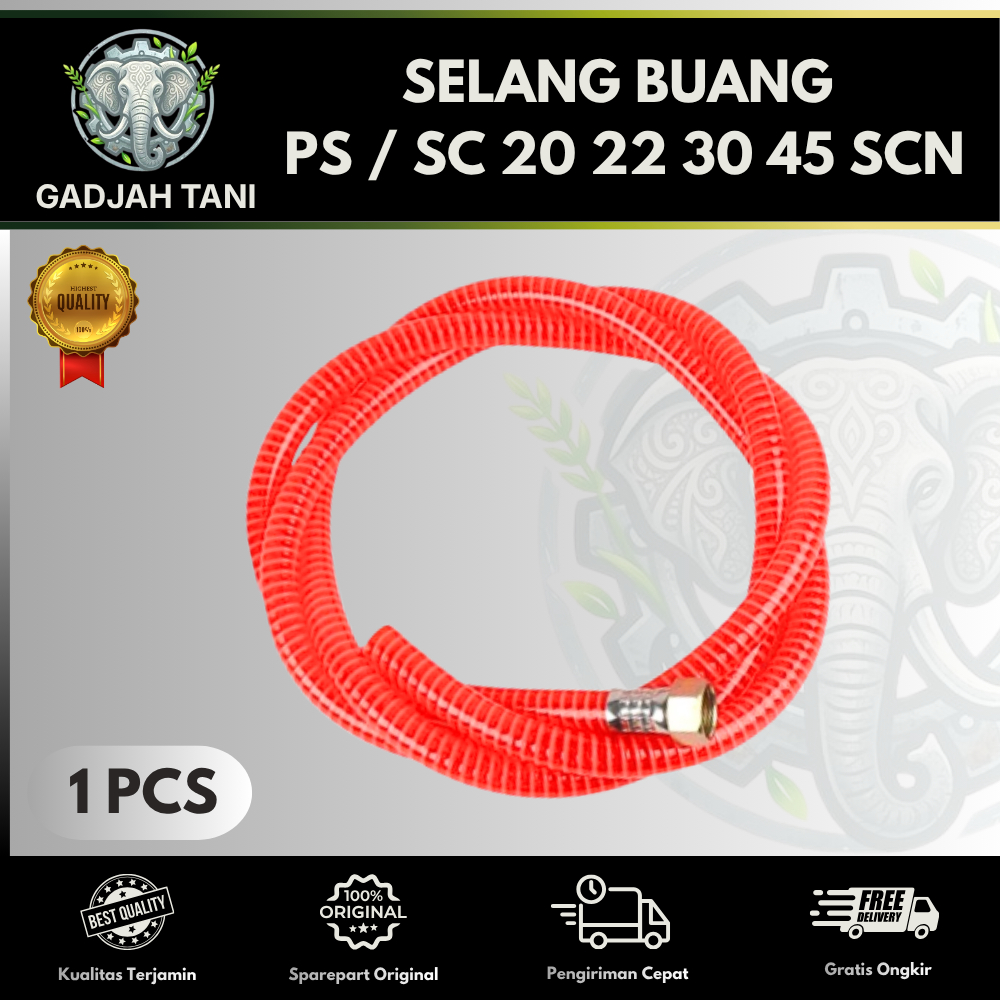 Selang Buang PS 22 30 SC 20 30 SCN Regulator Sirkulasi Power Sprayer Sanchin Overflow Hose Mesin Ste
