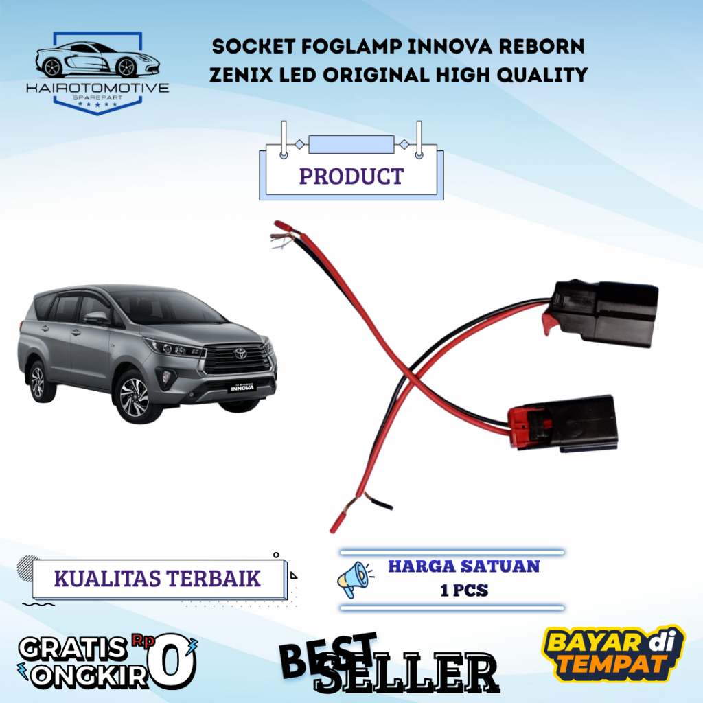 Socket Foglamp Innova Reborn Zenix LED Original