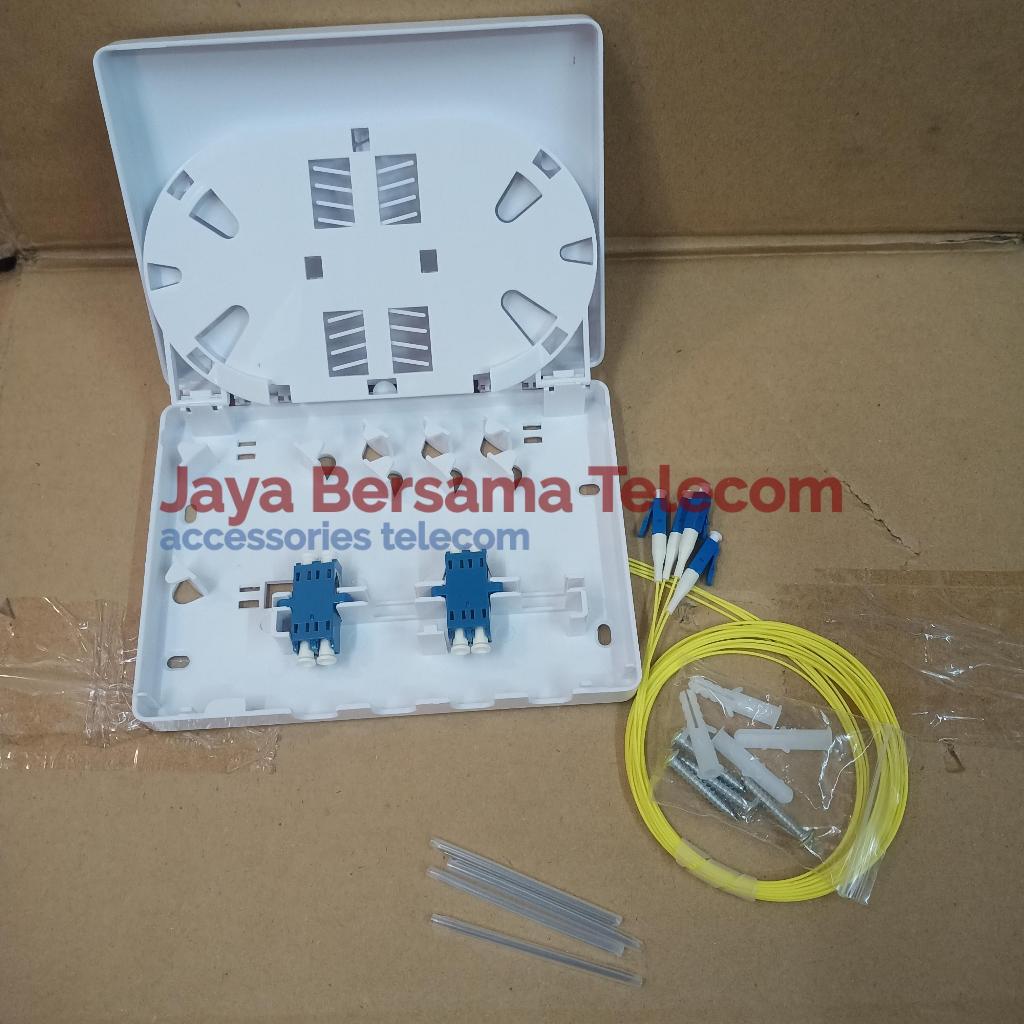 Roset FO 4 Core LC-LC Singlemode Komplit Adapter+Pigtail LC Singlemode ( Fullset )