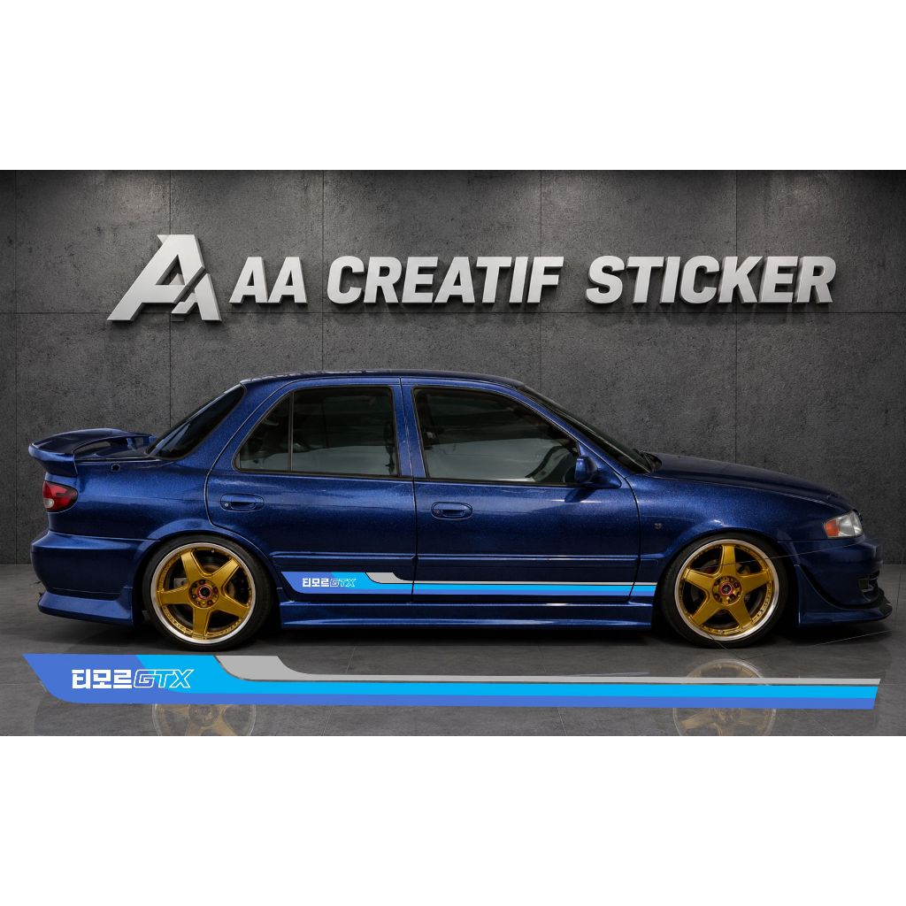 STICKER CUTTING MOBIL SEDAN TIMOR