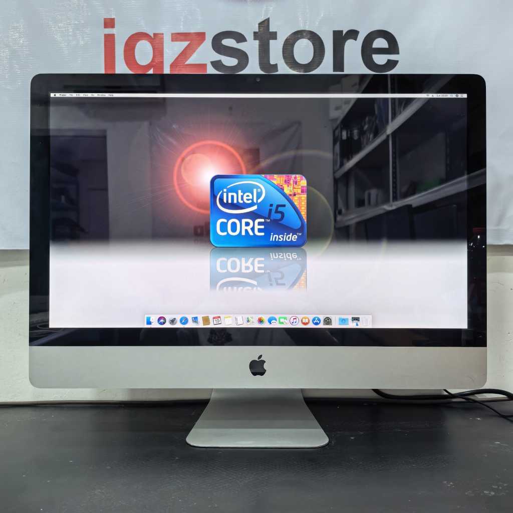 IMAC 27 INCH MID 2011 CORE I5 4/1000  MULUS NO MINUS SIAP EDITING PC AIO
