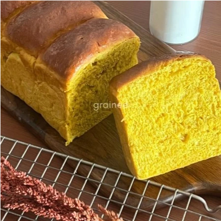 [READY TIDAK PRE-ORDER] ROTI GANDUM UTUH LABU KUNING (100% GANDUM UTUH)