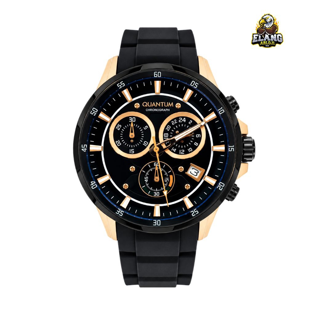 JAM TANGAN PRIA QUANTUM PWG714.855 RUBBER ORIGINAL