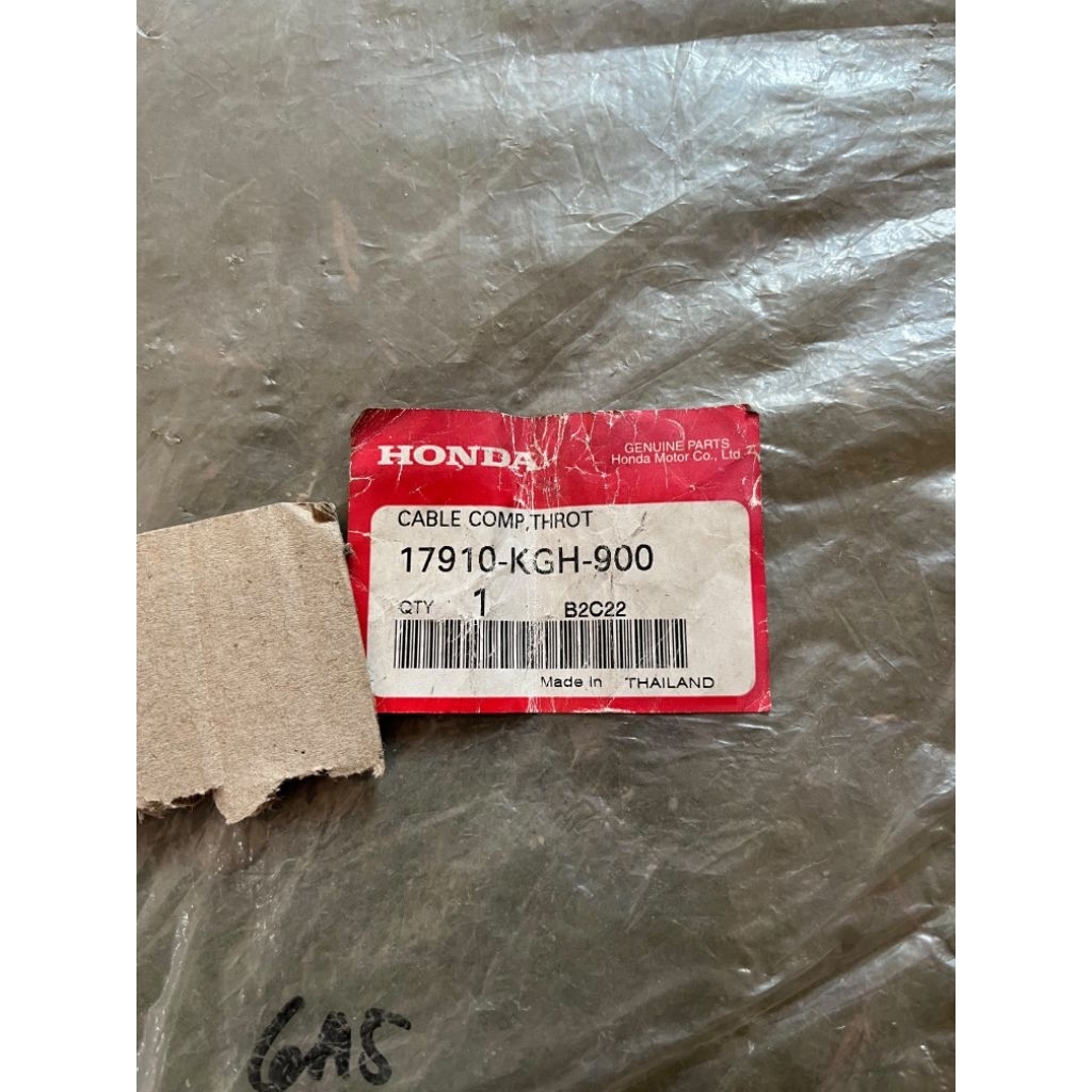 kabel gas sonic 125