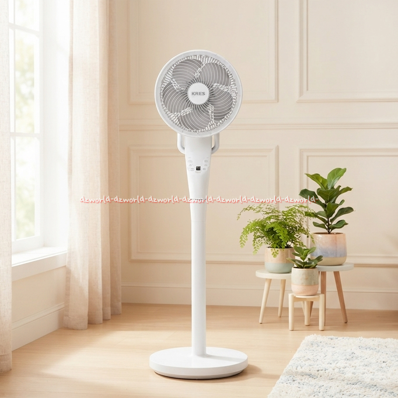 Kris Kipas Angin Berdiri Sirkulasi Udara 10inch 35watt Air Circulator Fan Standing White Fan Tower T