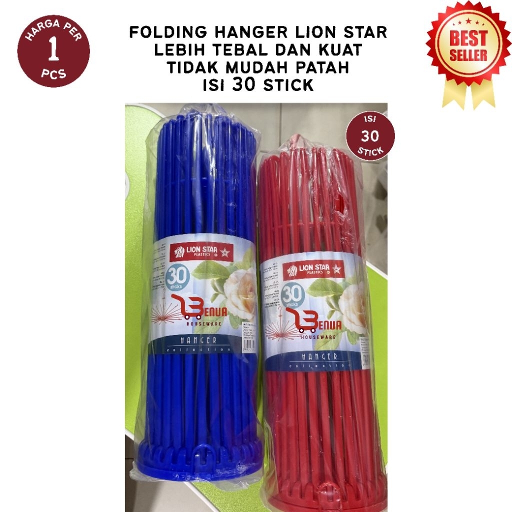 Folding hanger jemuran pakaian bayi pakaian dalam readystock pontianak