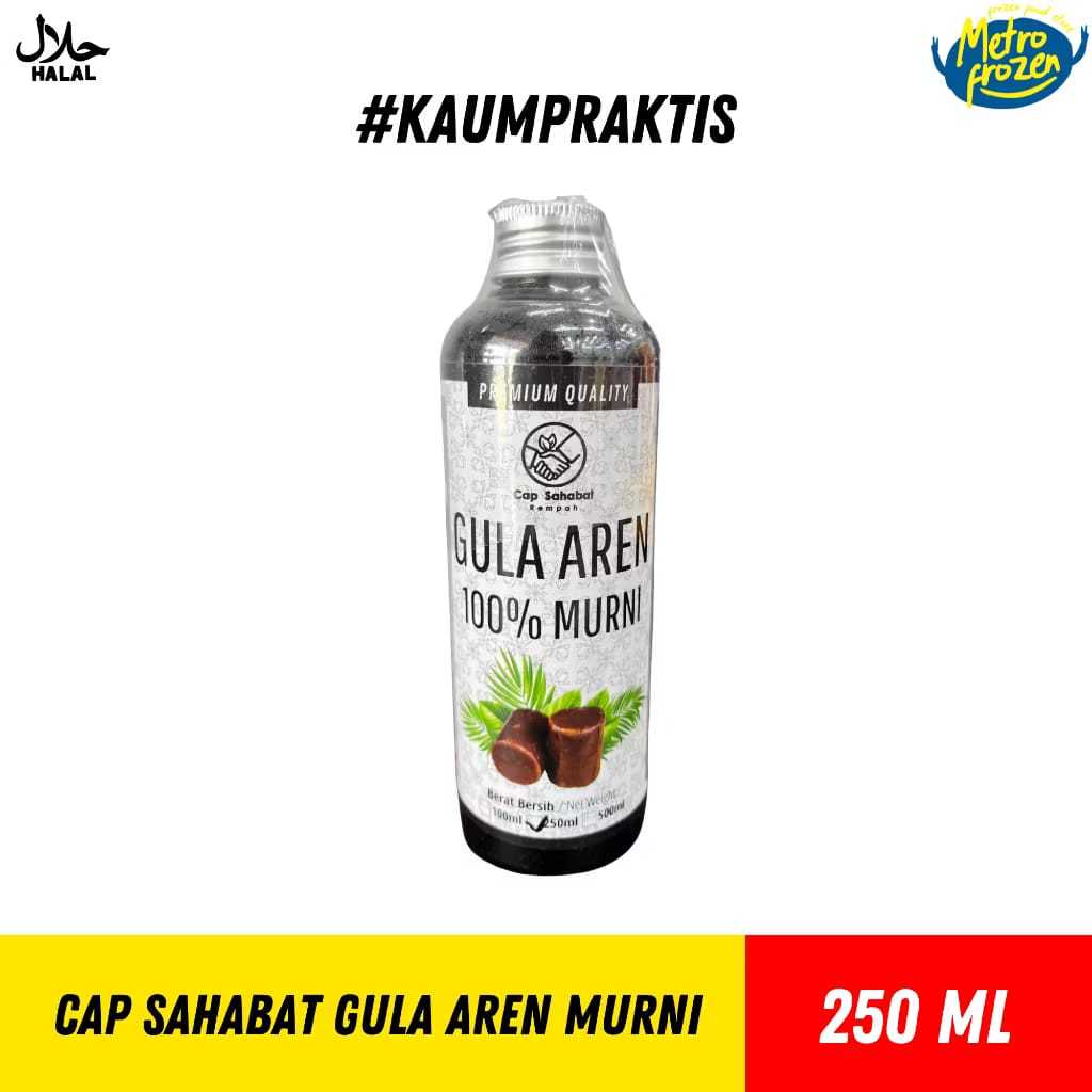 CAP SAHABAT Gula Aren Murni 250ml //gula aren cair  //gula aren botol