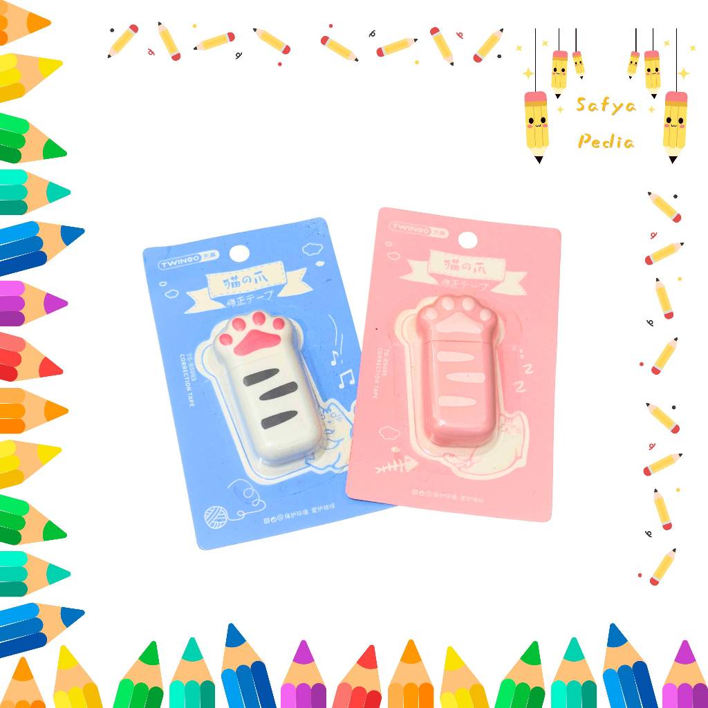 Correction tape lovely cat aesthetic / tip x