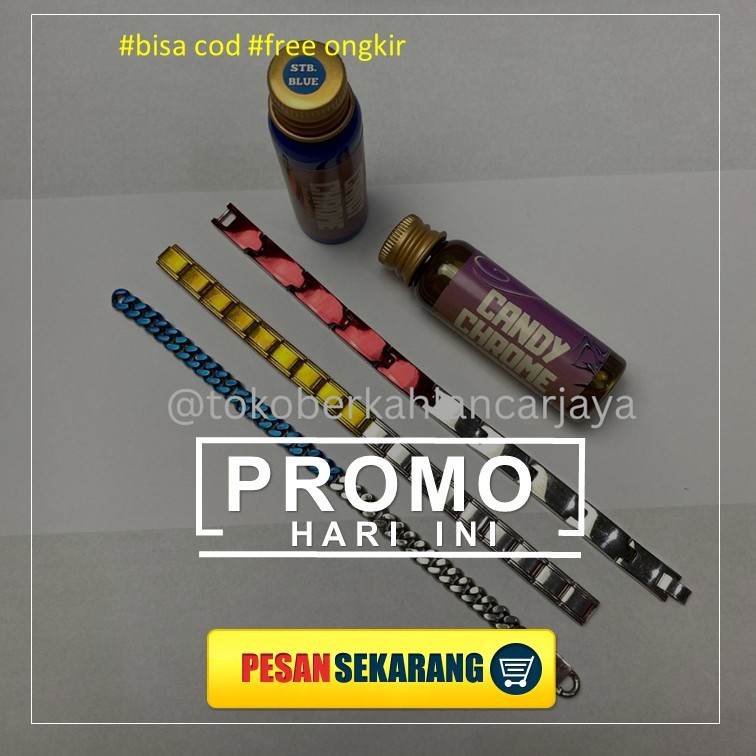 (OLES) 20 ML CAT CANDY CHROME CAT OLES PEWARNA LOGAM CHROME OLES PREMIUM