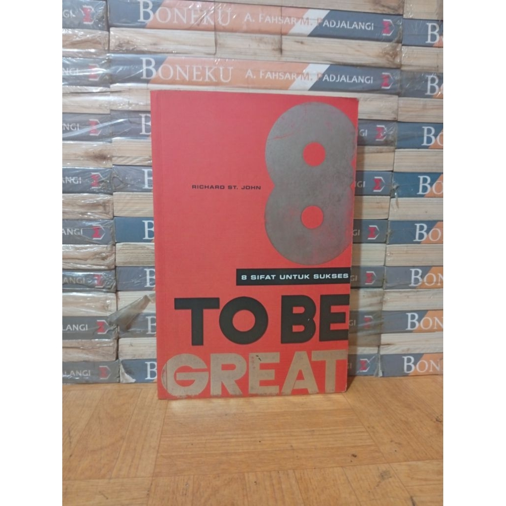 BUKU ORIGINAL - 8 SIFAT UNTUK SUKSES TO BE GREAT