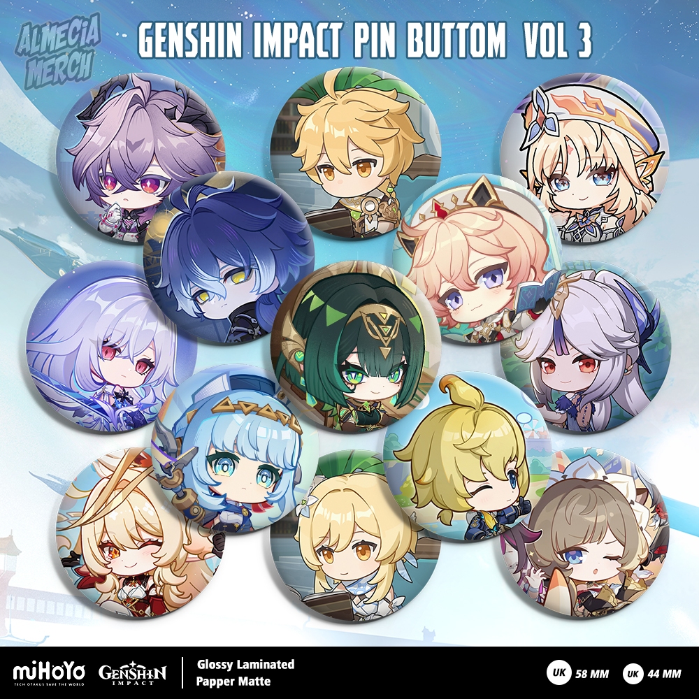 PIN Genshin Impact - Pin Bros Genshin Impact Chibi Karakter Vol 3 Pin Durin Genshin
