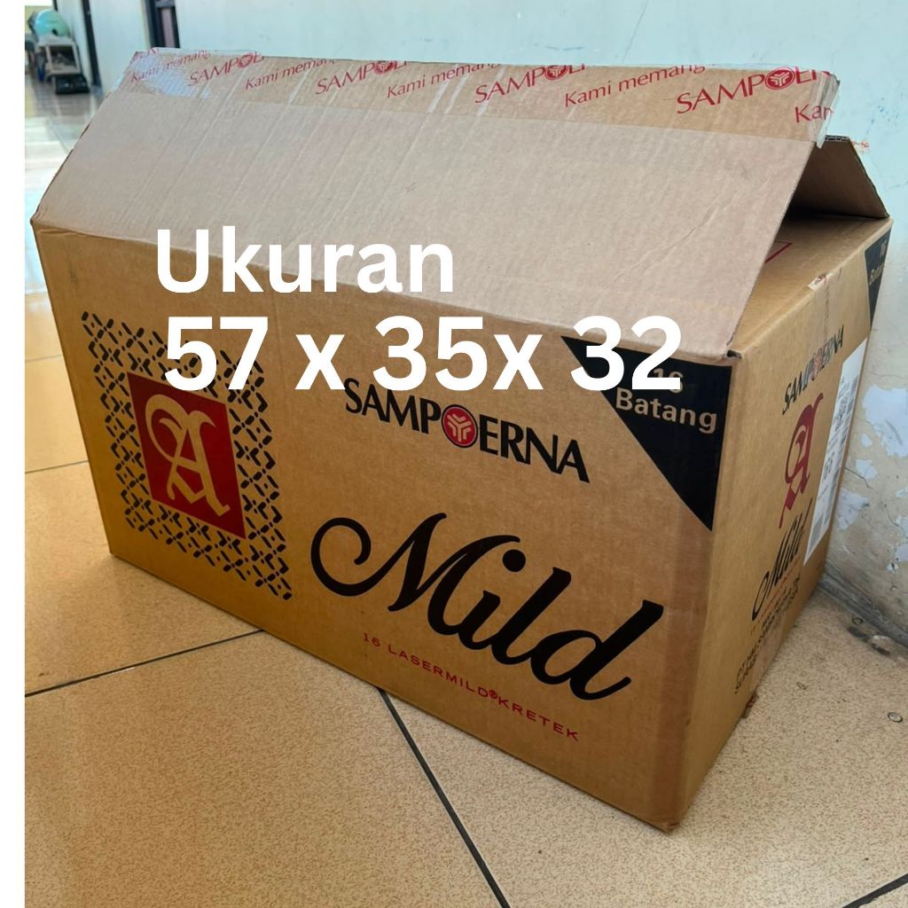 KARDUS PACKING UKURAN BESAR 2 PLAY (SAMPOERNA MILD) KONDISI BEKAS LAYAK PAKAI
