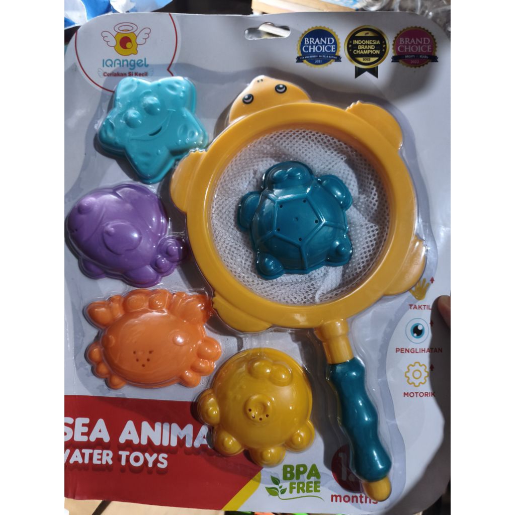 IQ angel 0229 | PROMO IQ ANGEL Sea Animal Water Toy Mainan Mandi Bayi Edukasi IQ0229 | IQ 0229