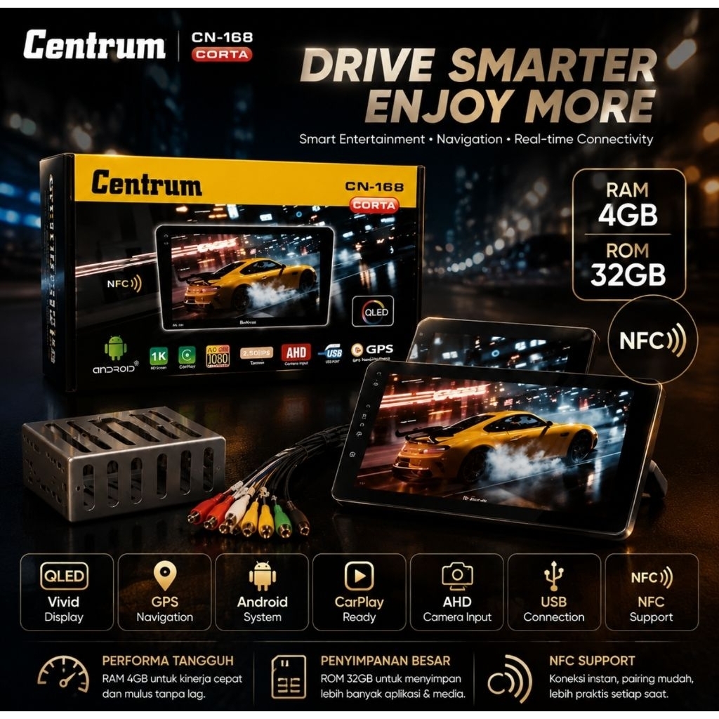 Android 9" CENTRUM COSTA NFC RAM 4/32