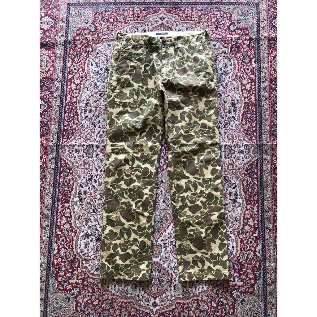 Celana Rage blue duck camo chino pants Vintage Military Duck Camo Hi749