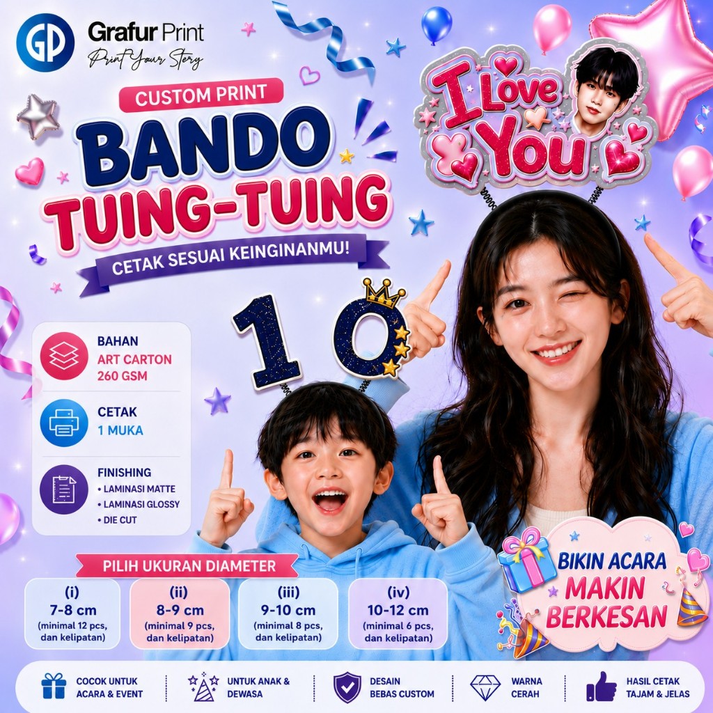BANDO TUING TUING CUSTOM KPOP / FREEBIES
