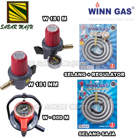 Win Gas Selang / Regulator Gas Win Gas / Selang Paket Meter