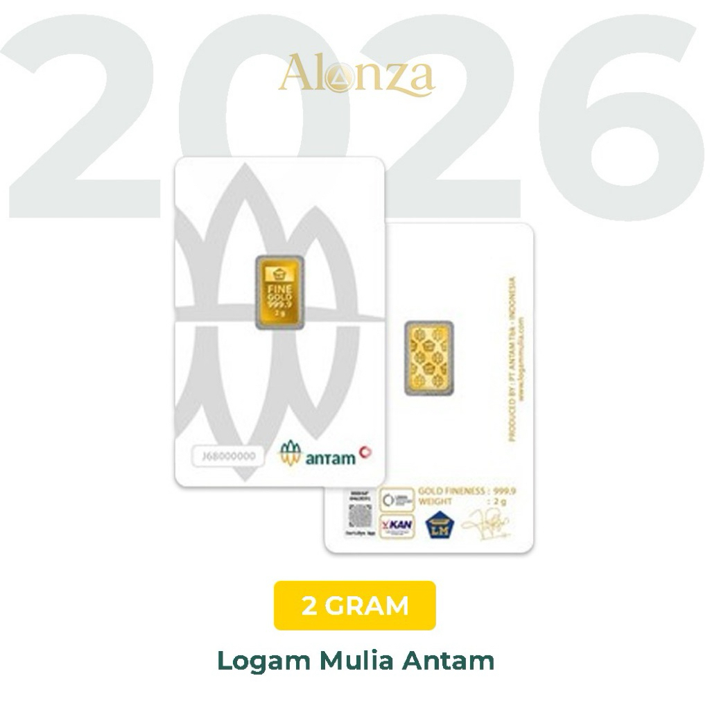LOGAM MULIA EMAS ANTAM CERTIEYE 2 GRAM TERBARU 2026 ORIGINAL 100%