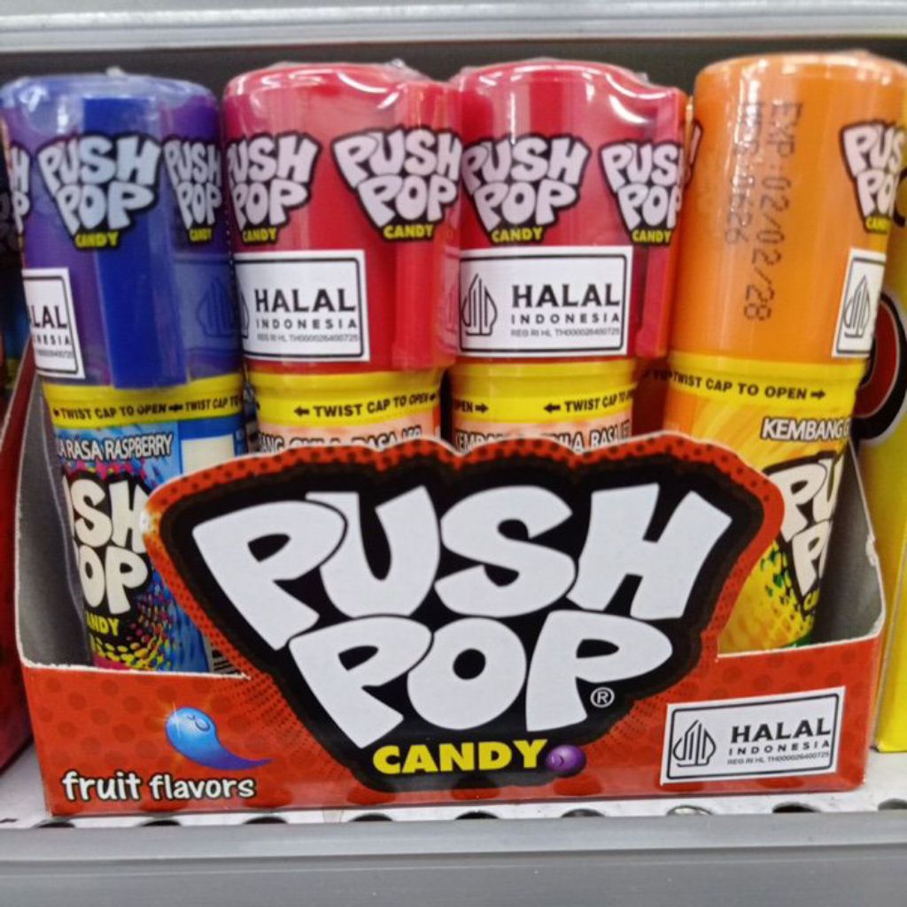 PERMEN BUAH PUSH POP