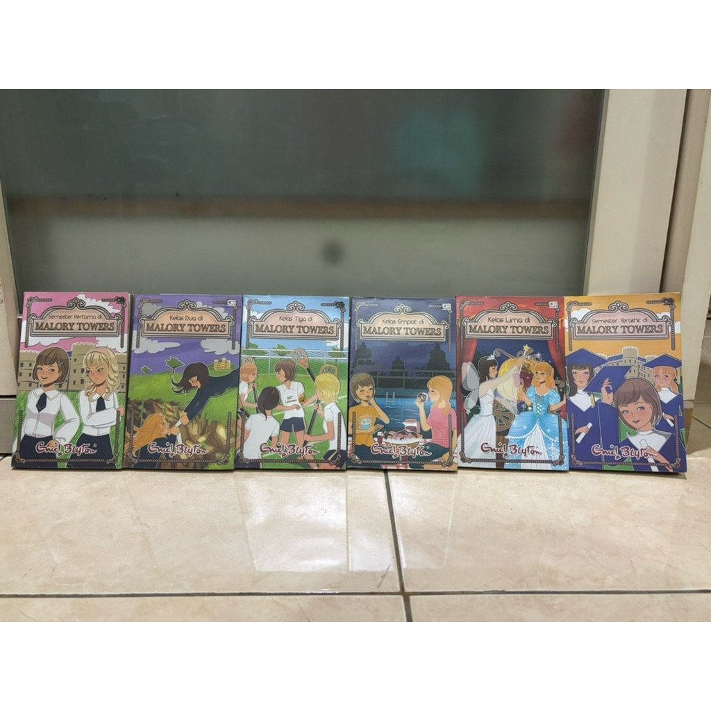 SET BUKU ENID BLYTON MALORY TOWERS PRELOVED
