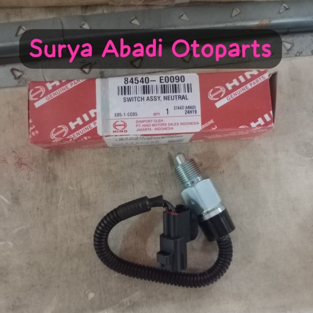 Switch Netral Hino 500 FM260JD PN:84540-E0090