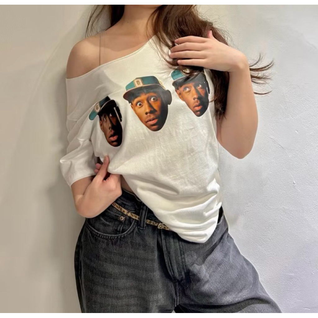 tsirt kaos offshoulder tyler