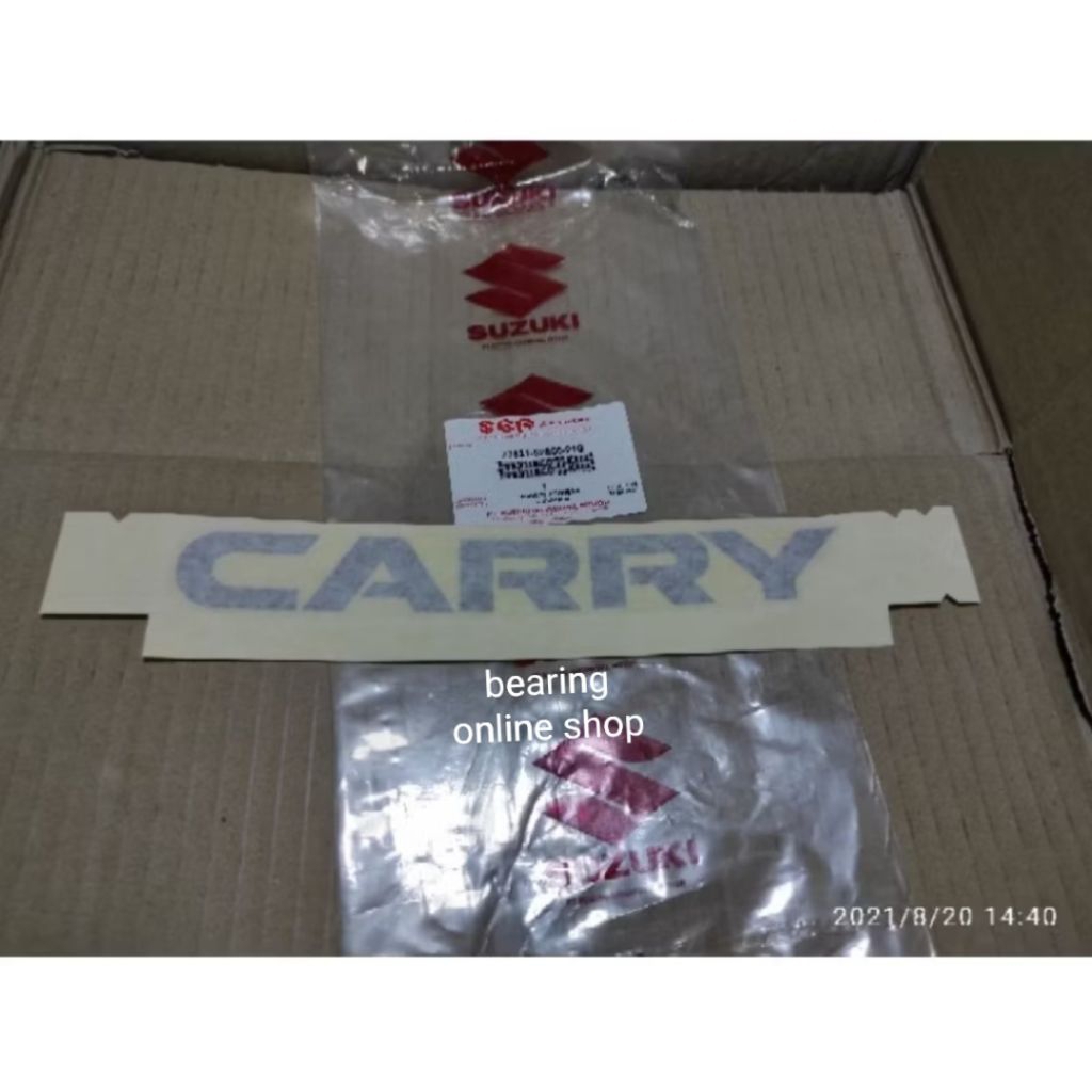 Sticker Tulisan CARRY New Carry Pick Up SGP
